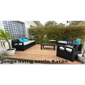 sillon ratan 5 personas